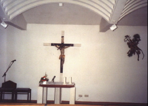 Foto vom Altar der Kapelle im Altenheim in Illertissen